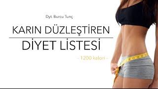 Karın Düzleştiren Diyet Listesi - Burcu Tunç