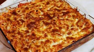 Fırında Beşamel Soslu Makarna Tarifi